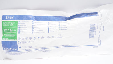 Teleflex 105300-000030 Laryngeal Mask Airway, Size 3 30-50kg <20ml/60cm H2O